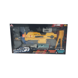 تفنگ اسباب بازی مسلسل رگباری باتری خور BLASTER SHOTS-اسباب بازی